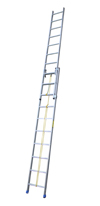 2 Section Rope Operated Aluminium Extension Ladders - Alesa-120