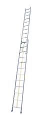 2 Section Rope Operated Aluminium Extension Ladders - Alesa-130