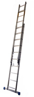 2 Section Aluminium Extension Ladders - Alesa-1040