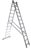 2 Section Aluminium Extension Ladders - Alesa-1060