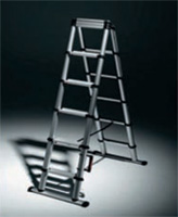 Telescopic Ladders - Black Line Telescopic  Combiladder 2.3m