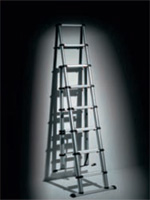 Telescopic Ladders - Black Line Telescopic  Combiladder 2.3m